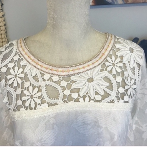 NWT ModCloth by Esley lace open back top - Picture 5 of 8